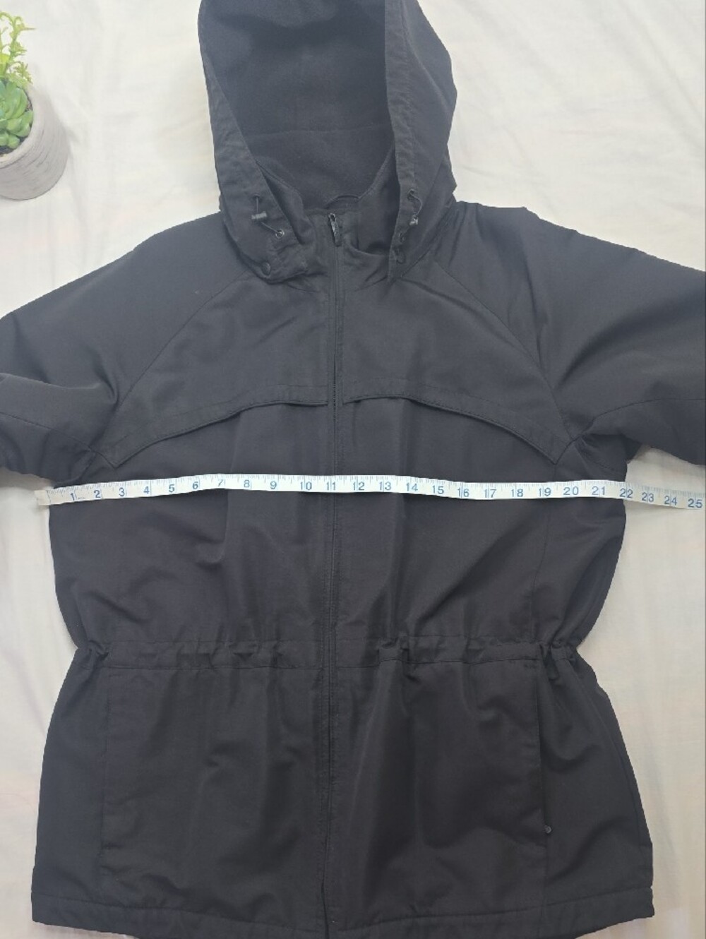 Pacific Trail Black Hooded Utility Winter Jacket with Drawstring Waist Sz Med - Picture 12 of 15